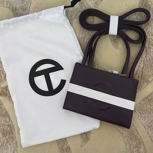 SOLD Telfar Small eggplant shopping bag
